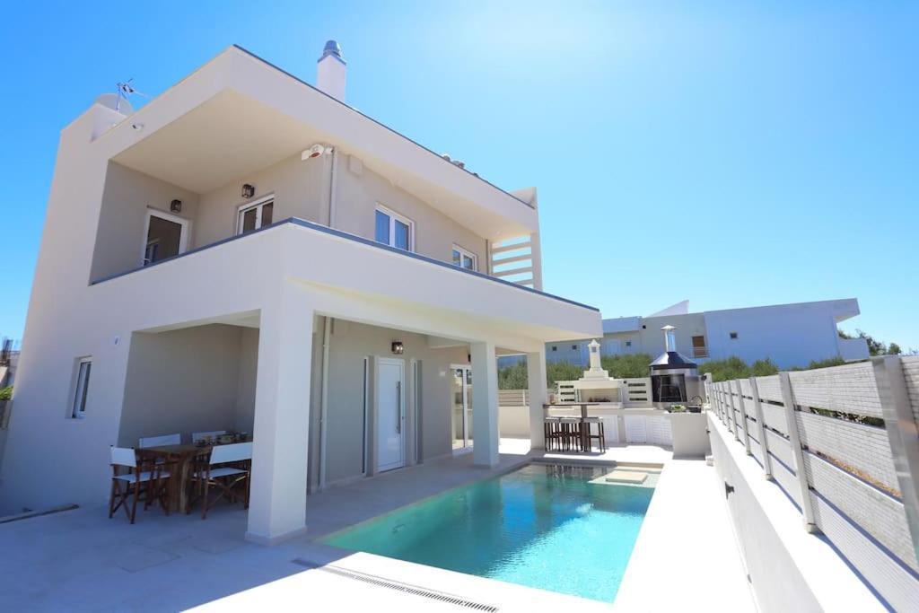 Villa Constantino With Heated Pool Kato Gouves Экстерьер фото