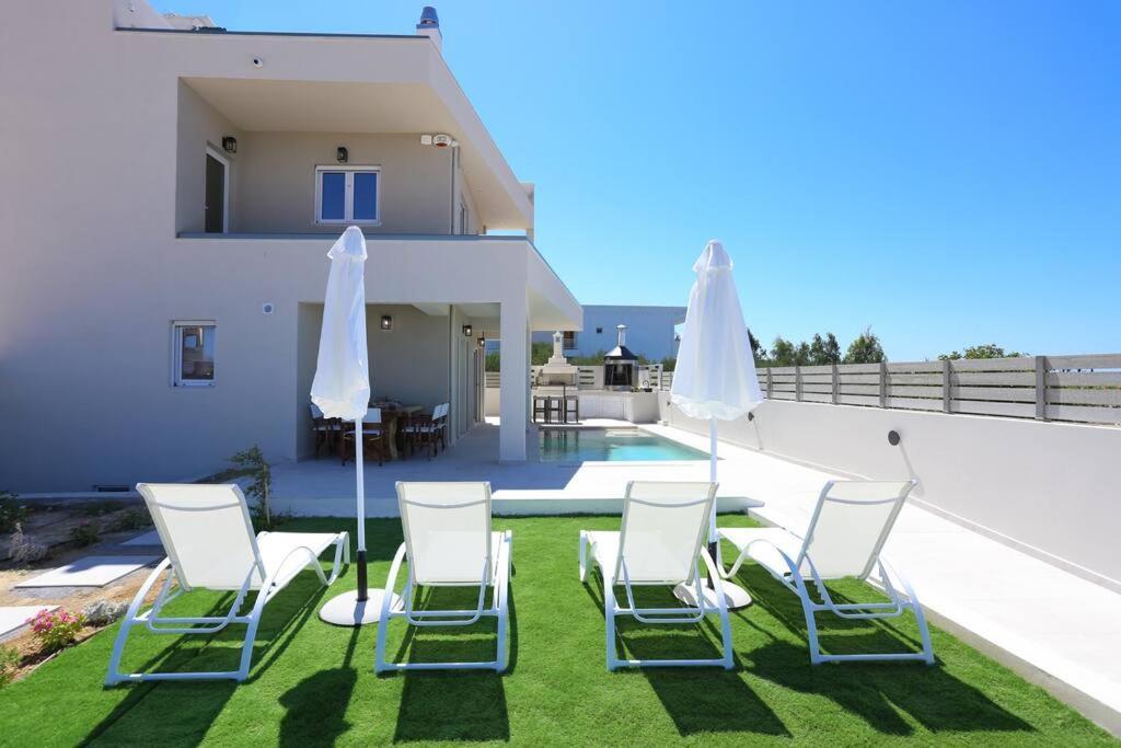 Villa Constantino With Heated Pool Kato Gouves Экстерьер фото