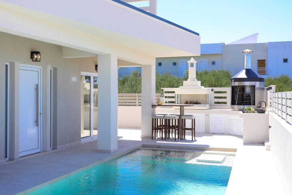Villa Constantino With Heated Pool Kato Gouves Экстерьер фото
