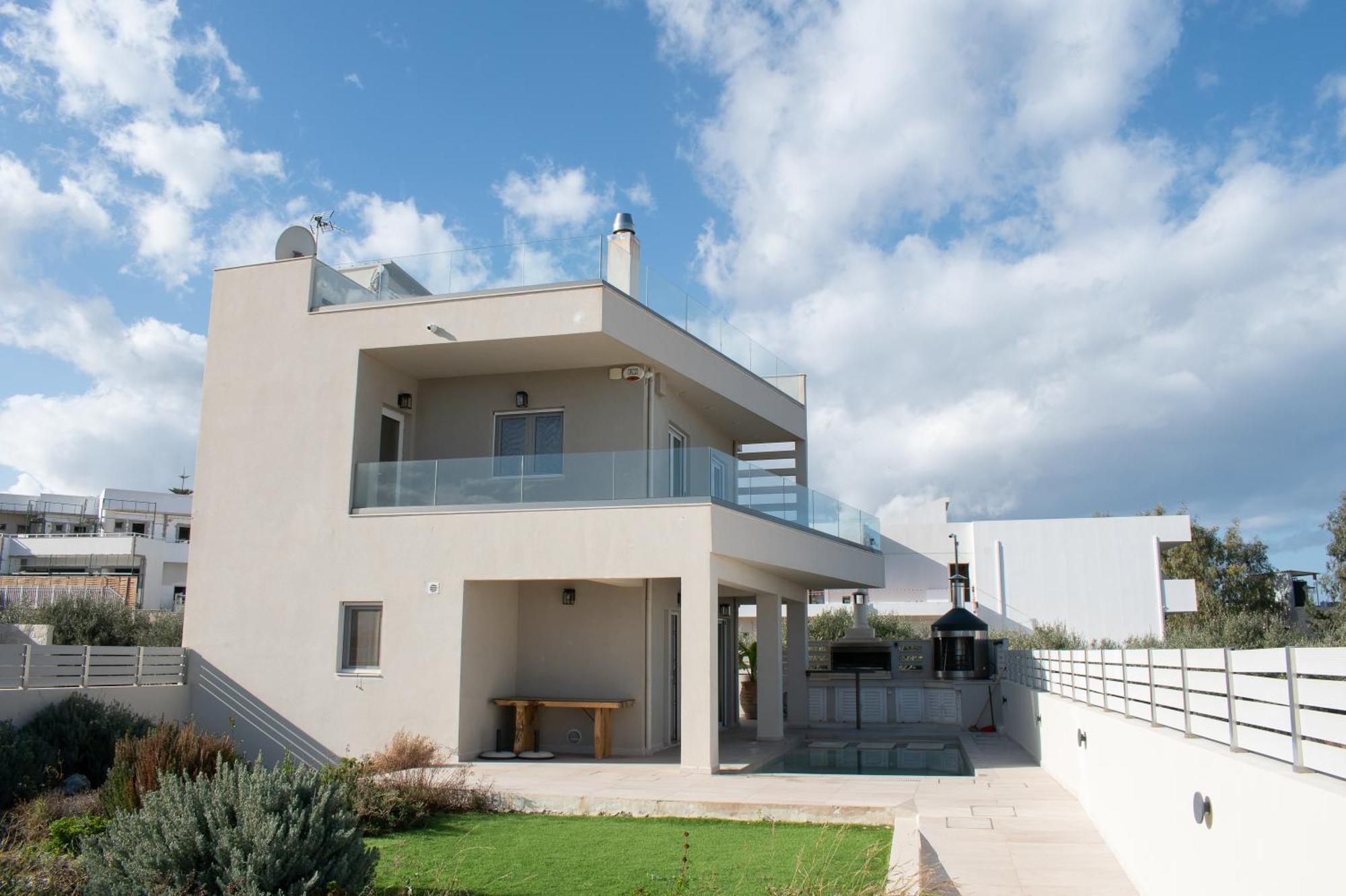 Villa Constantino With Heated Pool Kato Gouves Экстерьер фото